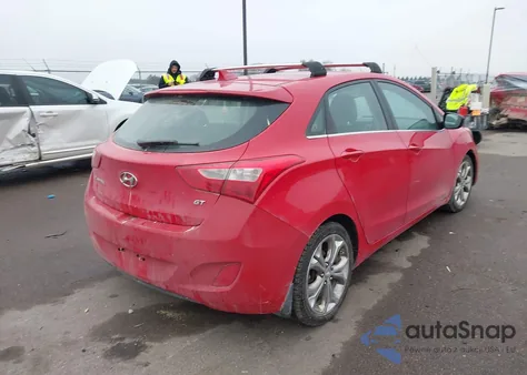 2013 Hyundai Elantra Gt from USA, damaged, VIN KMHD35LE5DU087031